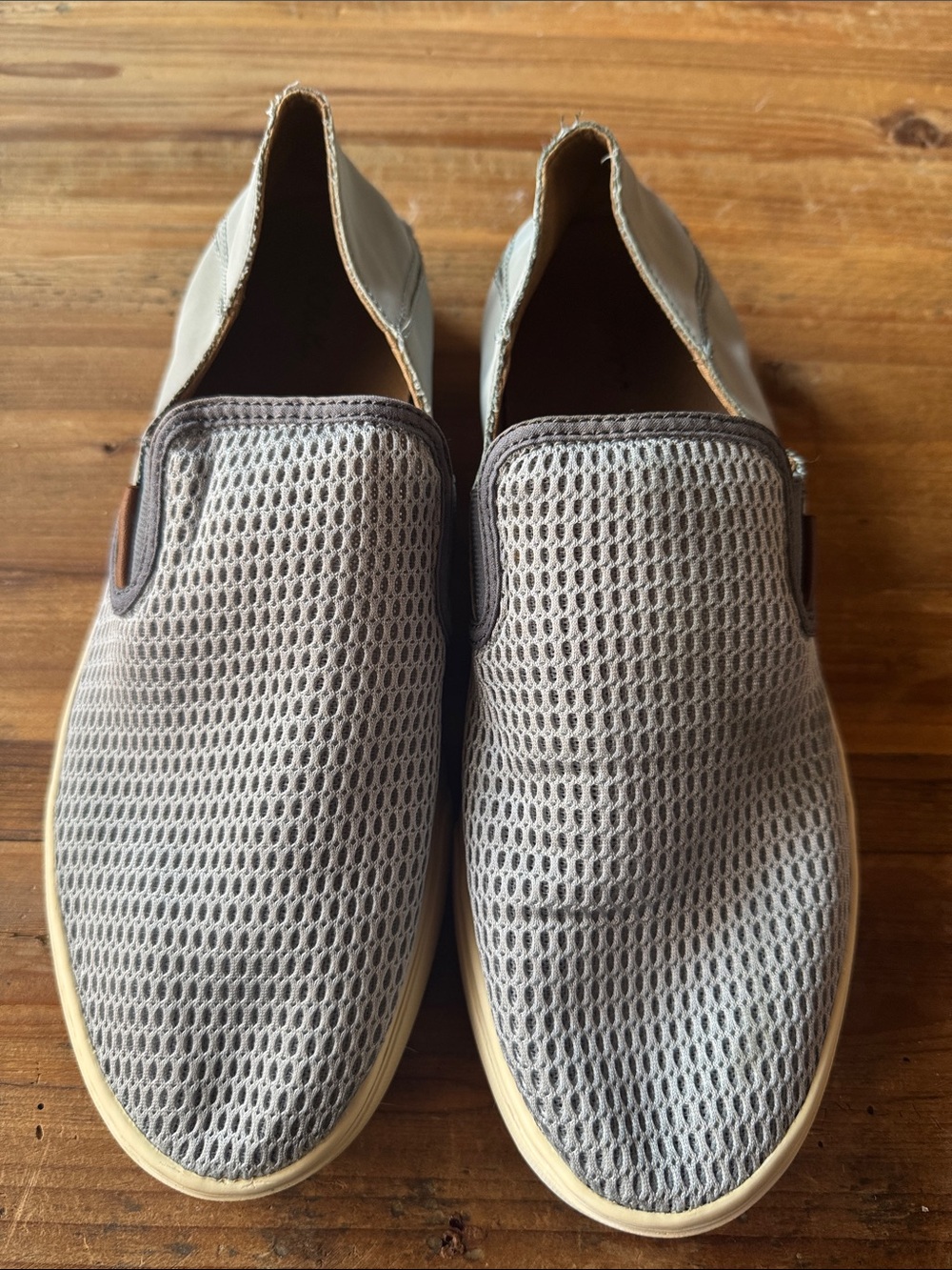 OluKai Women’s Slip-On Mesh Casual Shoes in Light Blue